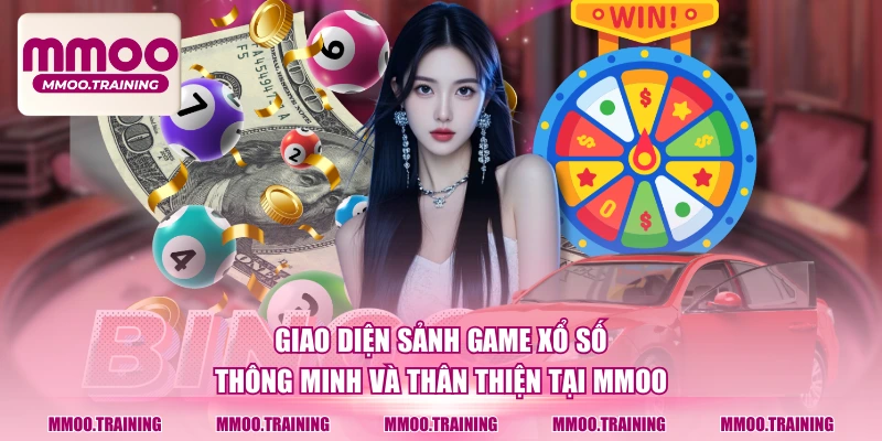 Giao diện sảnh game xổ số thông minh và thân thiện tại MMOO